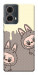 Чехол Labubu twins для Motorola Moto G85