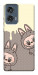 Чехол Labubu twins для Motorola Edge 50 Fusion