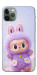 Чехол Labubu purple для iPhone 11 Pro