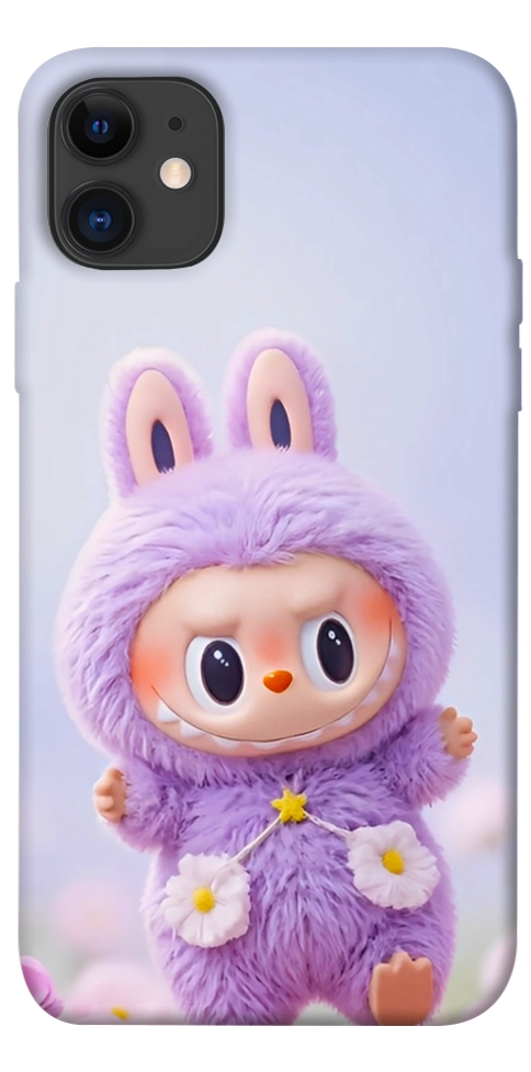Чохол Labubu purple для iPhone 11
