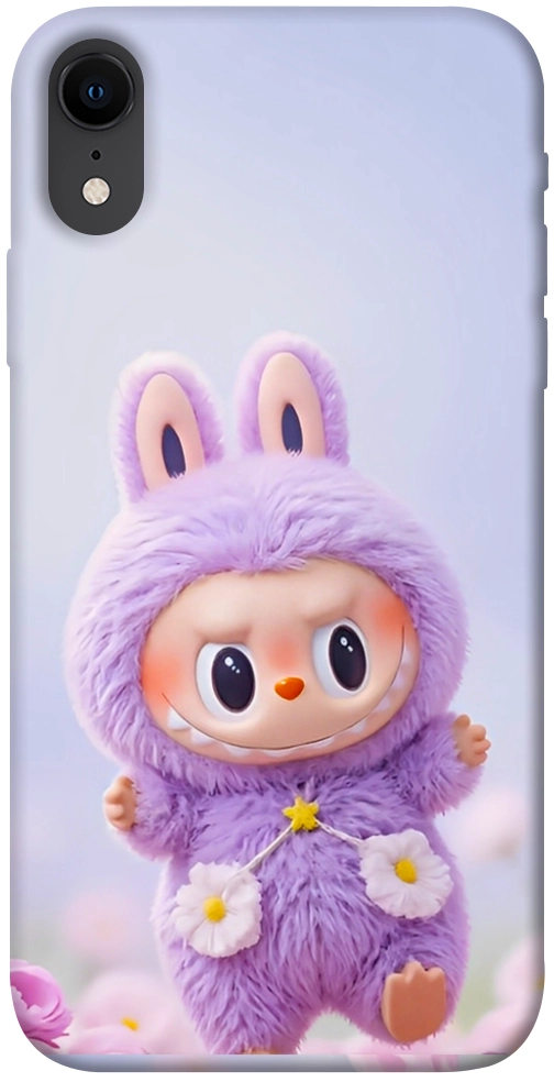 Чехол Labubu purple для iPhone XR