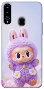 Чехол Labubu purple для Galaxy A20s (2019)