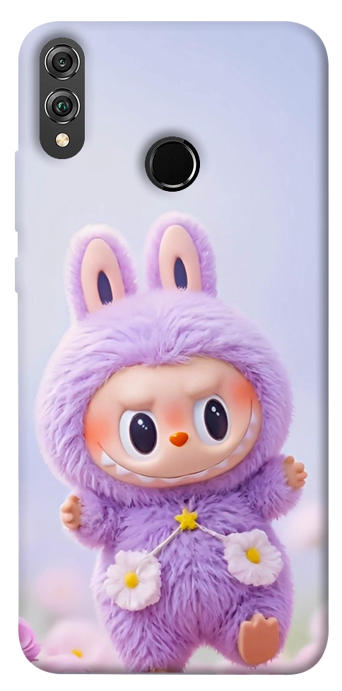 Чехол Labubu purple для Huawei Honor 8X