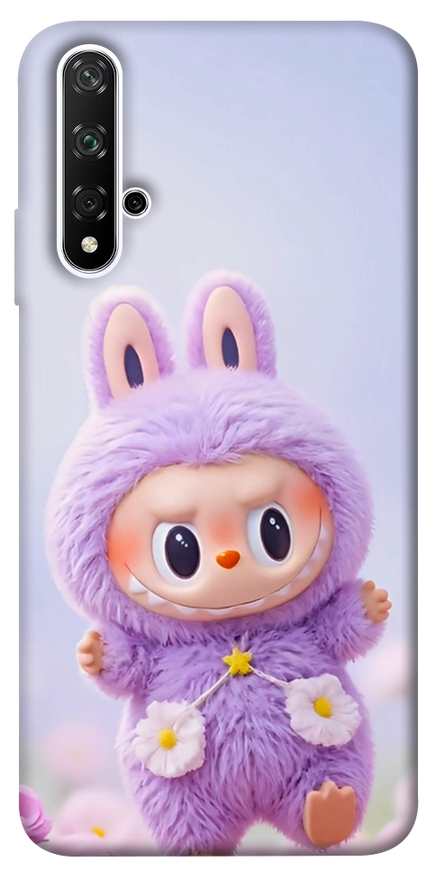 Чехол Labubu purple для Huawei Honor 20