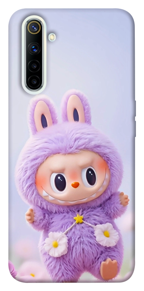 Чехол Labubu purple для Realme 6