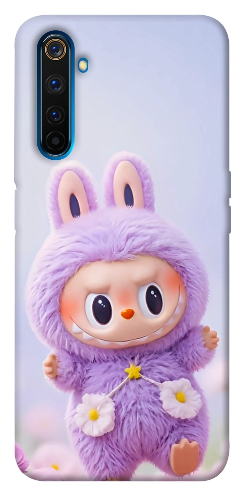 Чехол Labubu purple для Realme 6 Pro