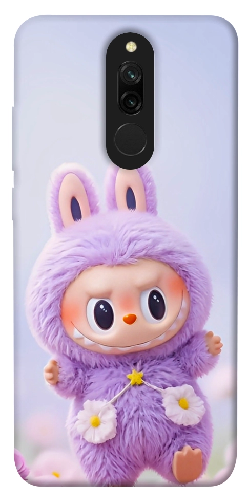 Чохол Labubu purple для Xiaomi Redmi 8
