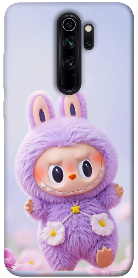 Чохол Labubu purple для Xiaomi Redmi Note 8 Pro