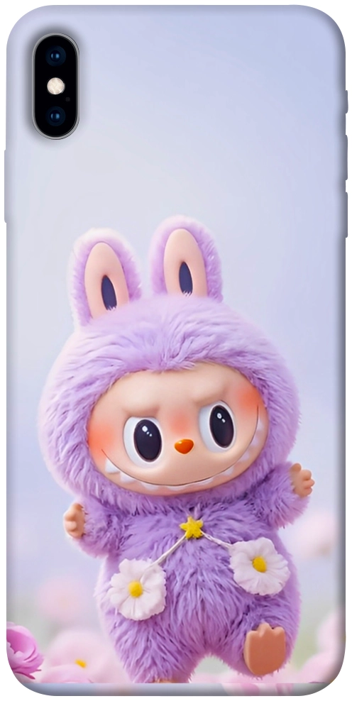 Чехол Labubu purple для iPhone XS