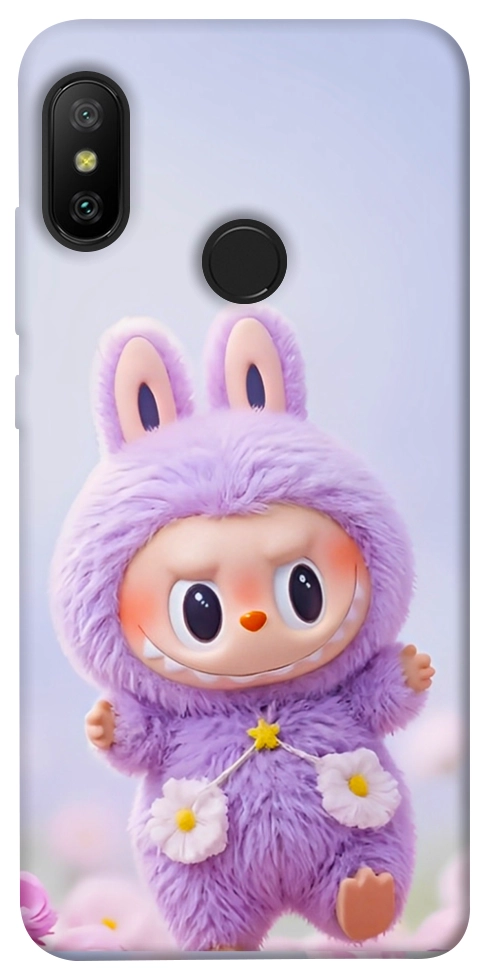 Чохол Labubu purple для Xiaomi Redmi 6 Pro