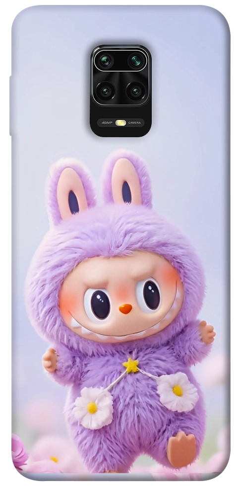 Чохол Labubu purple для Xiaomi Redmi Note 9 Pro