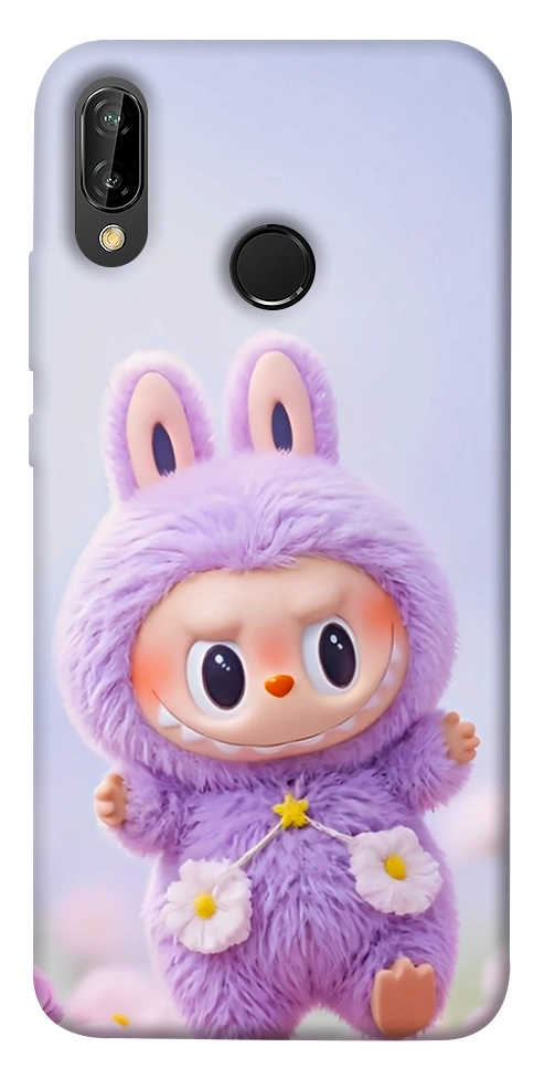 Чехол Labubu purple для Huawei P20 Lite