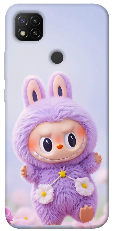 Чохол Labubu purple для Xiaomi Redmi 9C