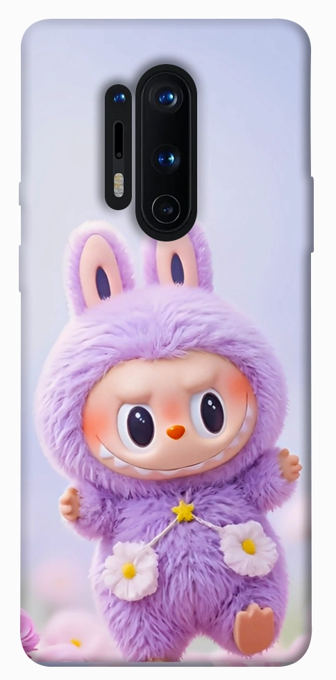 Чехол Labubu purple для OnePlus 8 Pro