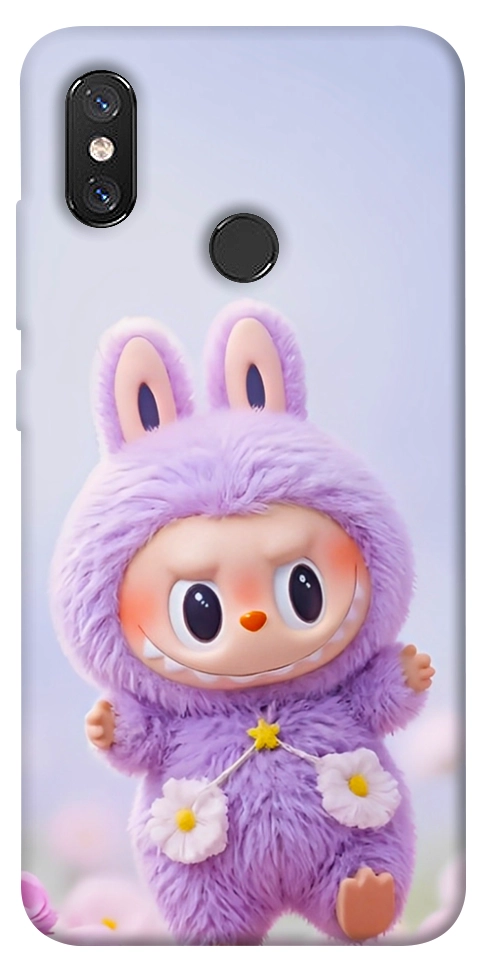 Чехол Labubu purple для Xiaomi Mi 8