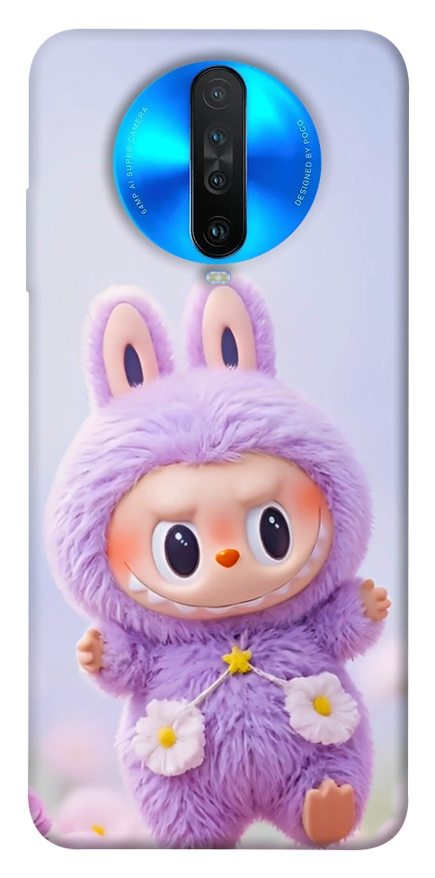 Чохол Labubu purple для Xiaomi Redmi K30