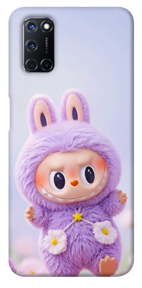 Чехол Labubu purple для Oppo A92