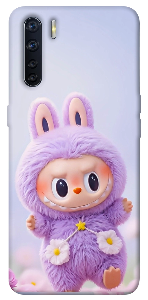 Чохол Labubu purple для Oppo A91