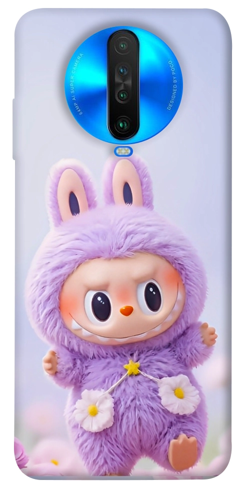 Чехол Labubu purple для Xiaomi Poco X2