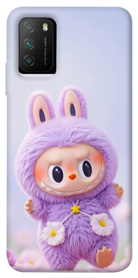 Чехол Labubu purple для Xiaomi Poco M3