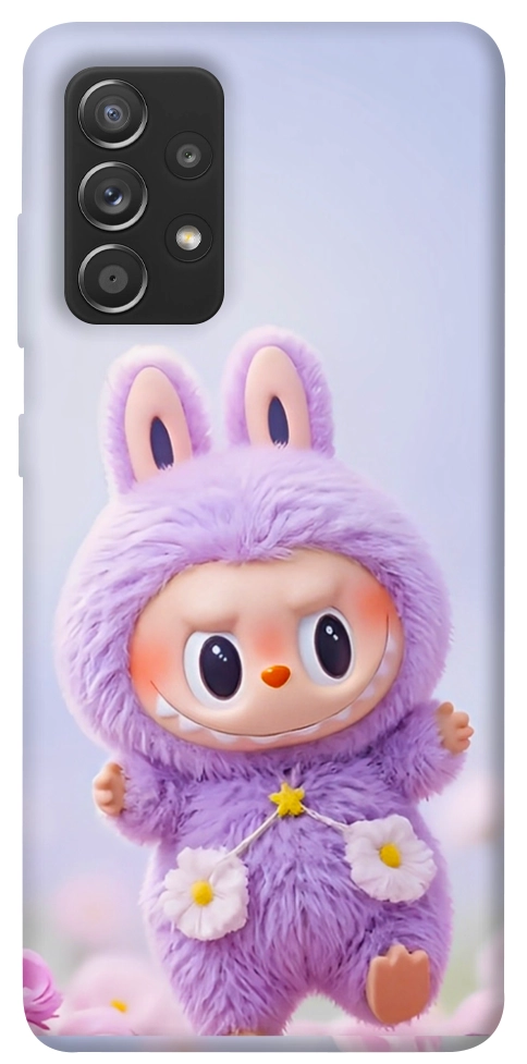 Чохол Labubu purple для Galaxy A72 5G