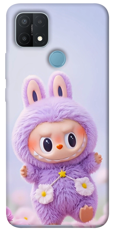 Чехол Labubu purple для Oppo A15