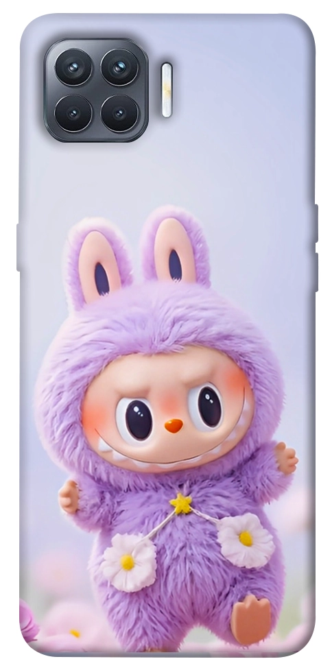 Чехол Labubu purple для Oppo Reno 4 Lite