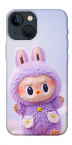 Чохол Labubu purple для iPhone 13 mini