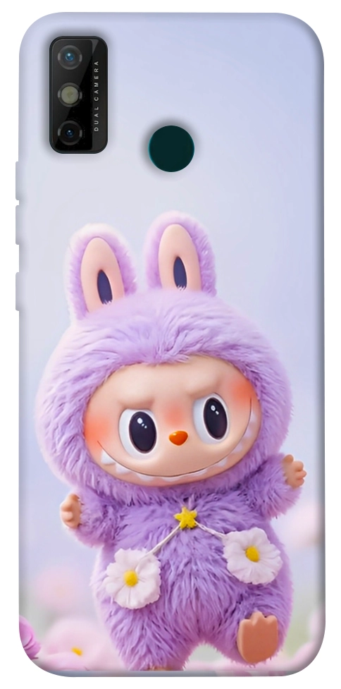 Чехол Labubu purple для TECNO Spark 6 Go