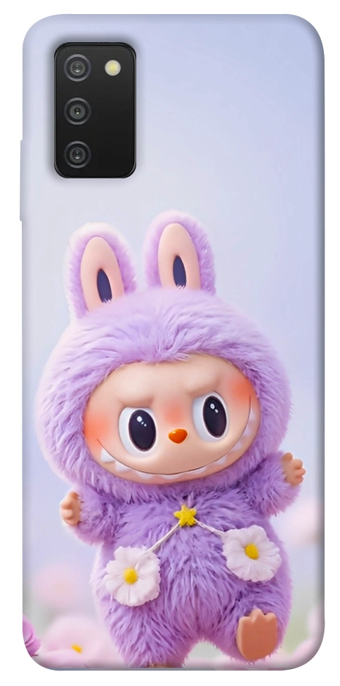 Чохол Labubu purple для Galaxy A03s