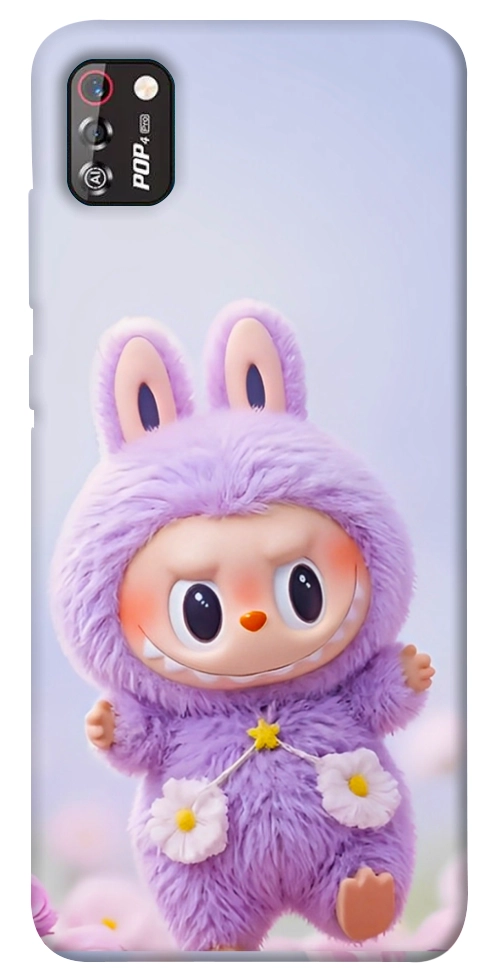 Чохол Labubu purple для TECNO POP 4 Pro