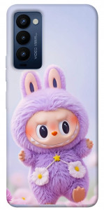 Чохол Labubu purple для Tecno Camon 18