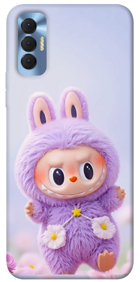 Чехол Labubu purple для TECNO Spark 8P