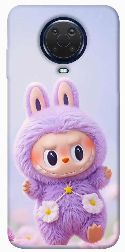 Чохол Labubu purple для Nokia G20