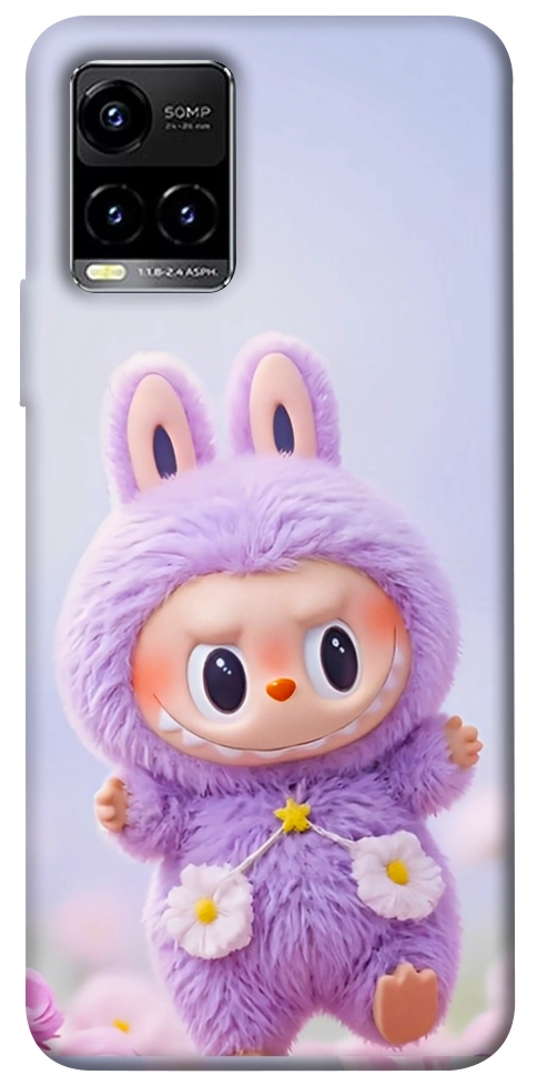 Чохол Labubu purple для Vivo Y33s
