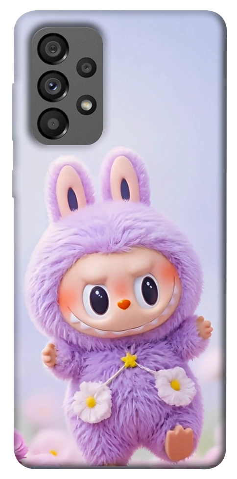Чохол Labubu purple для Galaxy A73 5G