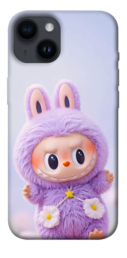 Чехол Labubu purple для iPhone 14