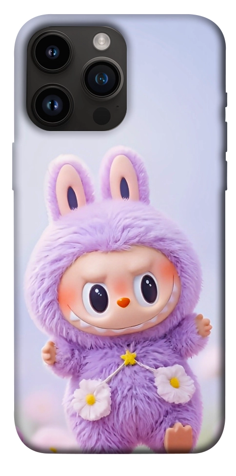 Чехол Labubu purple для iPhone 14 Pro Max