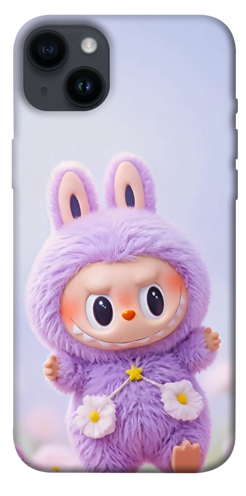Чехол Labubu purple для iPhone 14 Plus