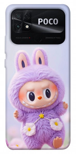 Чохол Labubu purple для Xiaomi Poco C40
