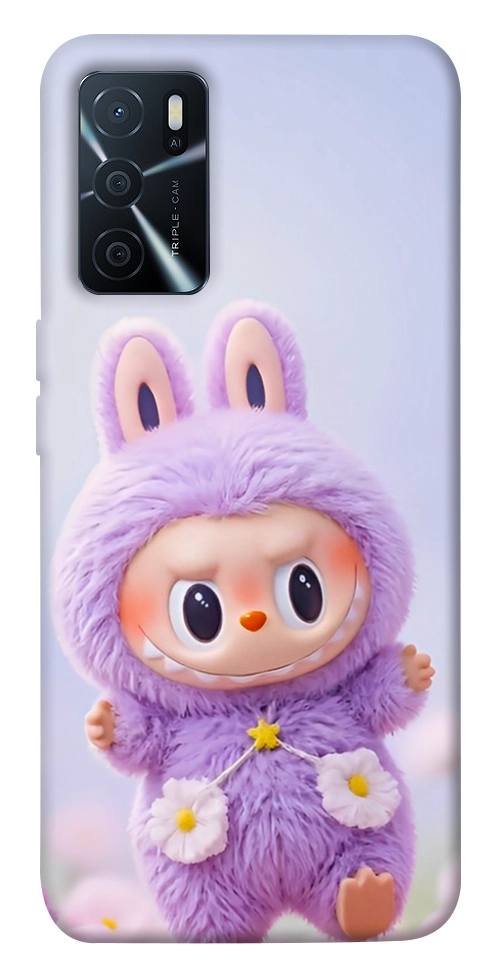 Чохол Labubu purple для Oppo A16