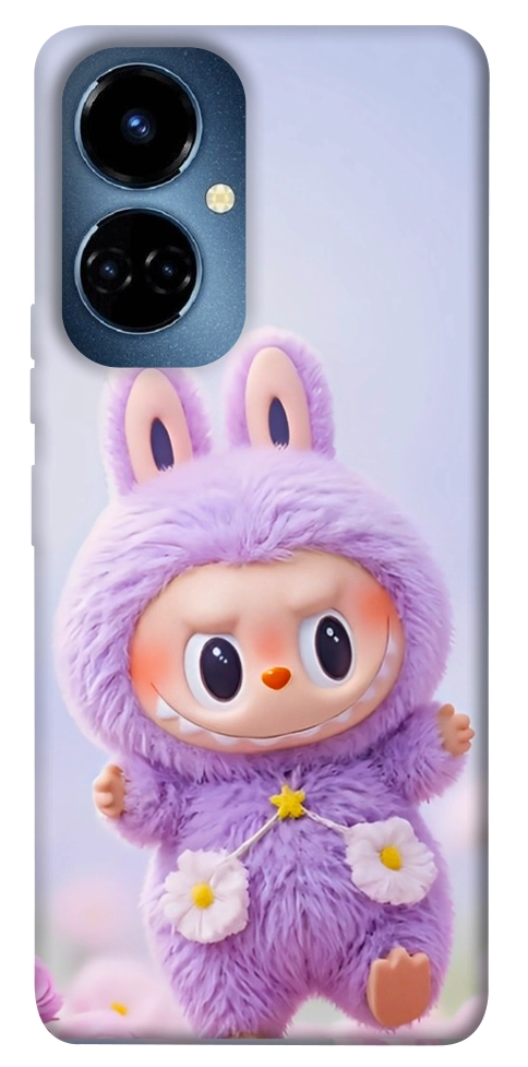 Чохол Labubu purple для TECNO Camon 19 (CI6n)