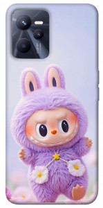 Чехол Labubu purple для Realme C35