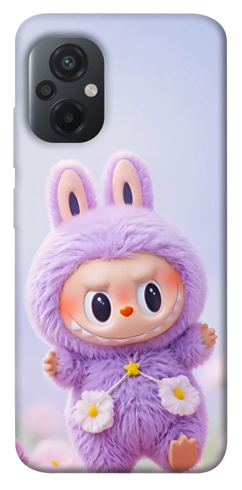 Чохол Labubu purple для Xiaomi Poco M5