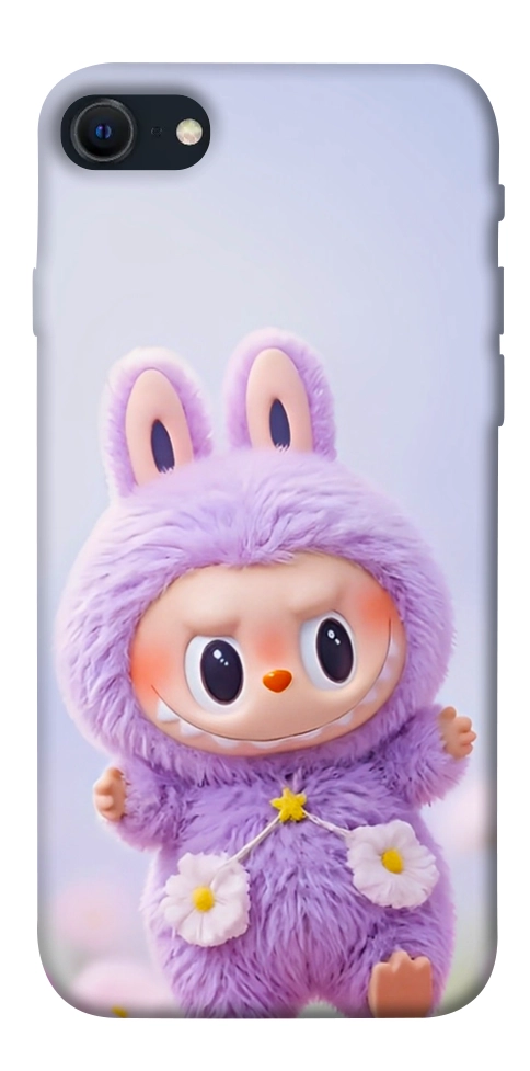 Чехол Labubu purple для iPhone SE (2022)