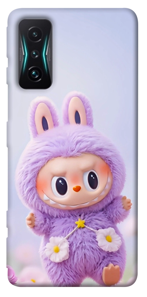 Чехол Labubu purple для Xiaomi Redmi K50 Gaming