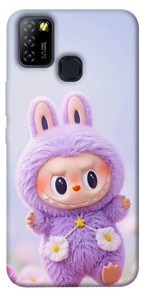 Чохол Labubu purple для Infinix Hot 10 Lite