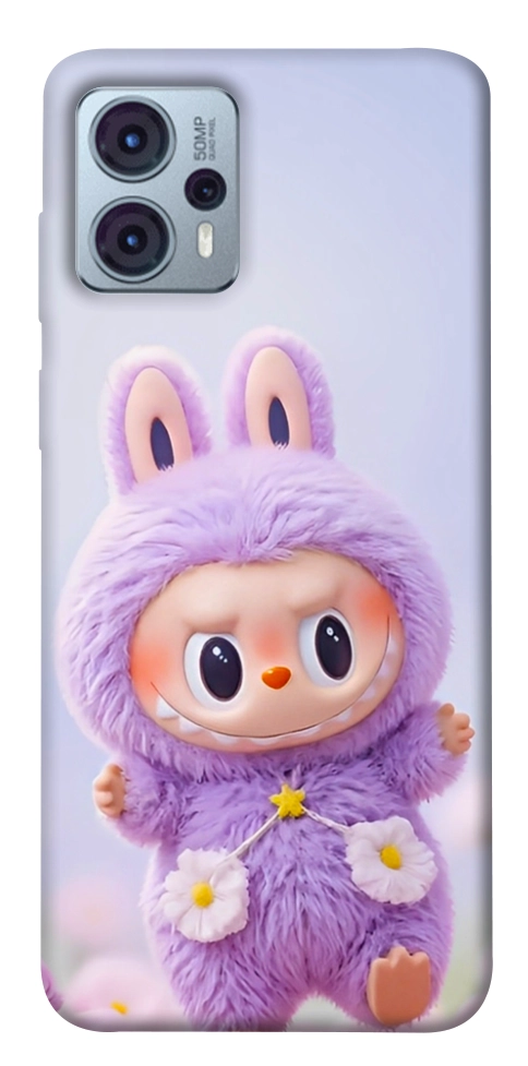 Чехол Labubu purple для Motorola Moto G23