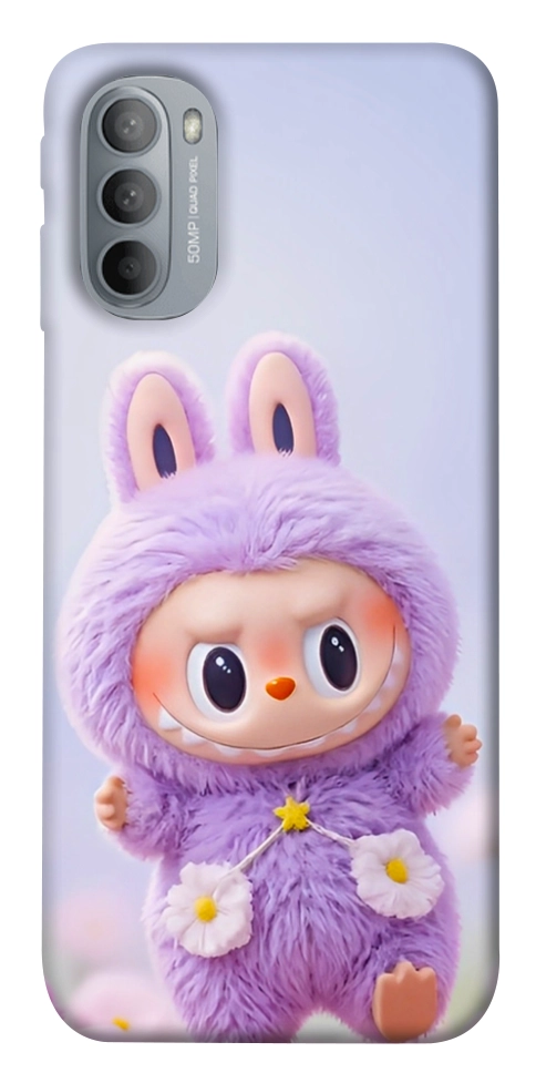Чехол Labubu purple для Motorola Moto G31