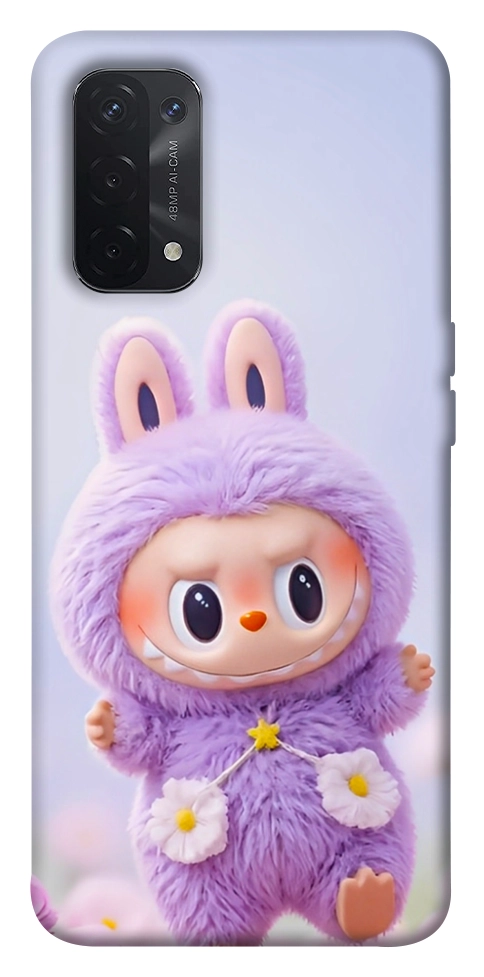 Чехол Labubu purple для Oppo A74 5G